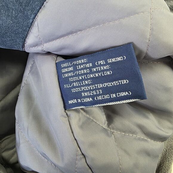 Vintage 90s Dallas Cowboys Pro Player Suede LeatherJacket Men's 2XL Two Tone‎ - Picture 9 of 13